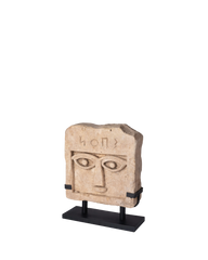 Small Iconic Stele with Eyebrows