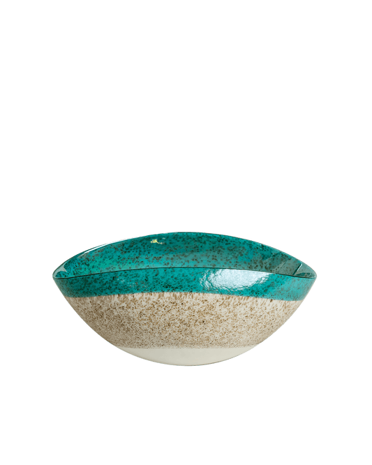 Smeraldo small folded bowl - Maison SIA