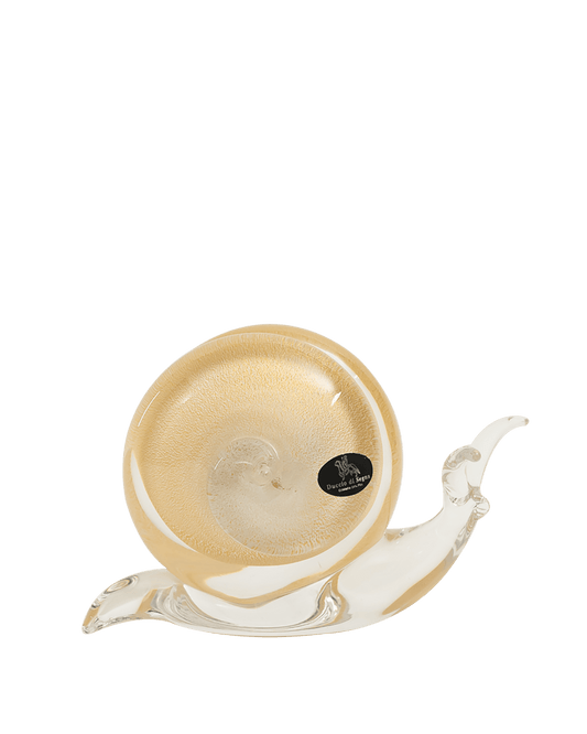 Snail White & Gold Medium - Maison SIA