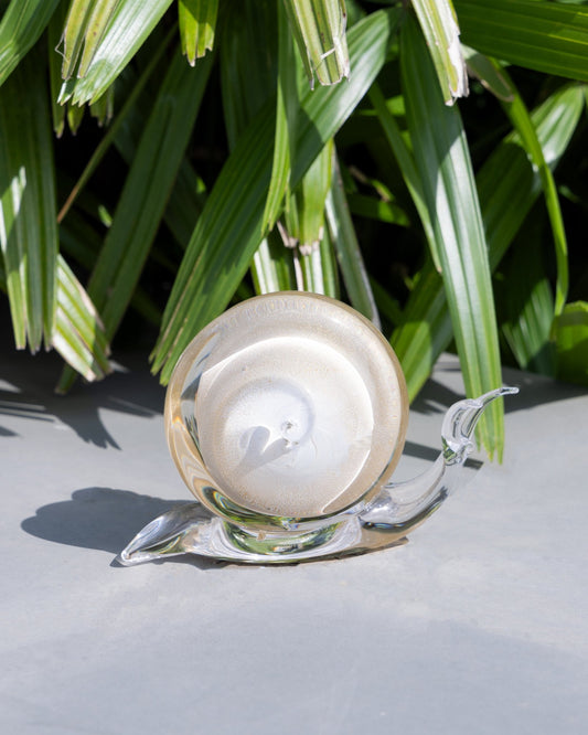 Snail White & Gold Medium - Maison SIA