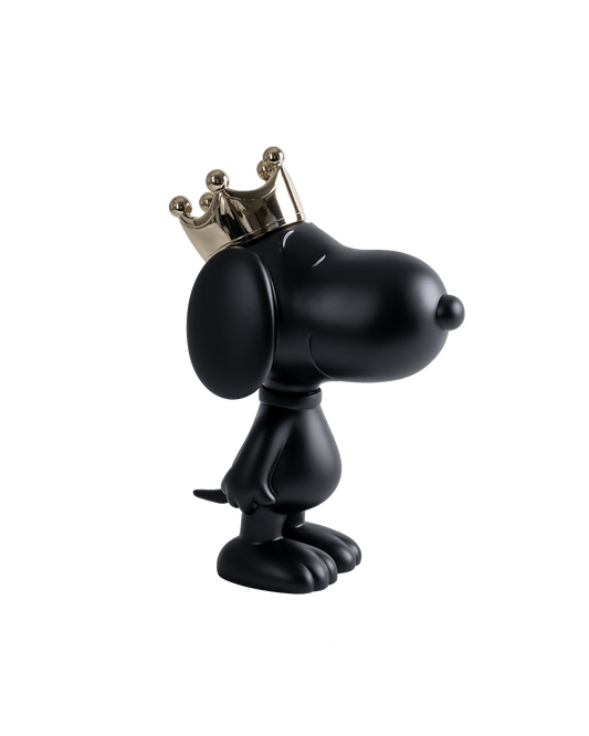 Snoopy Crown Matt black & Chromed gold - Maison SIA