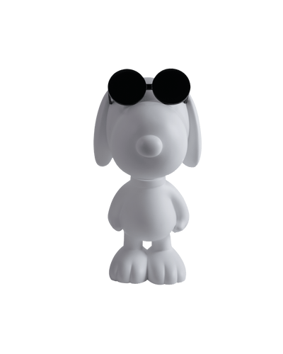 Snoopy sun matt white & Chromed Gold