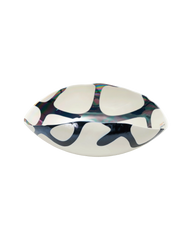 Spider Black Large Folded Bowl