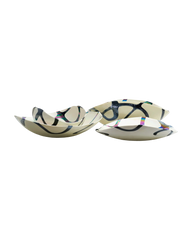 Spider Black Medium Folded Bowl