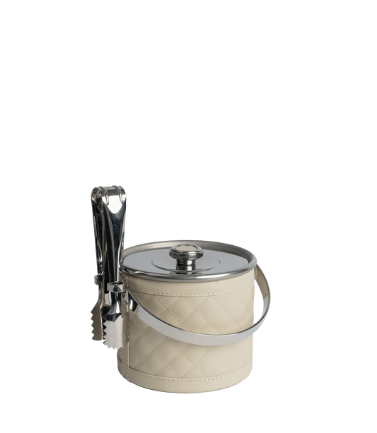 Stainless Steel Ice Bucket in Ivory - Maison SIA