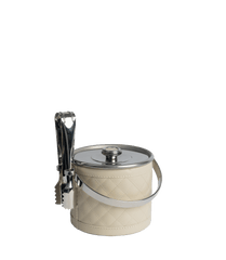 Stainless Steel Ice Bucket in Ivory