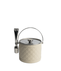 Stainless Steel Ice Bucket in Ivory