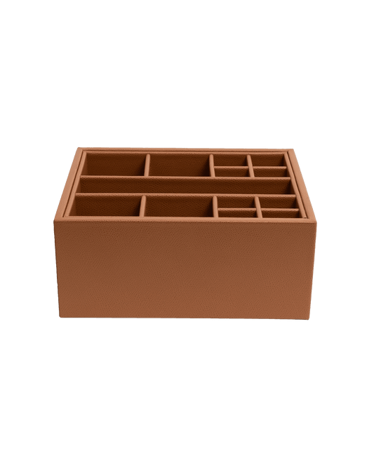 Table top Organizer in Camel - Maison SIA