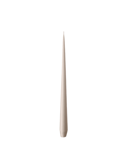 Taper Candle in Linen Grey 42cm