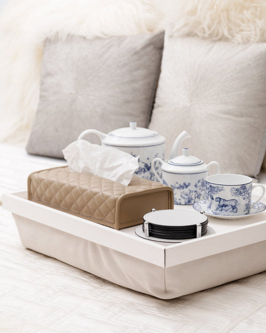 Teddy Bed Tray in White - Maison SIA