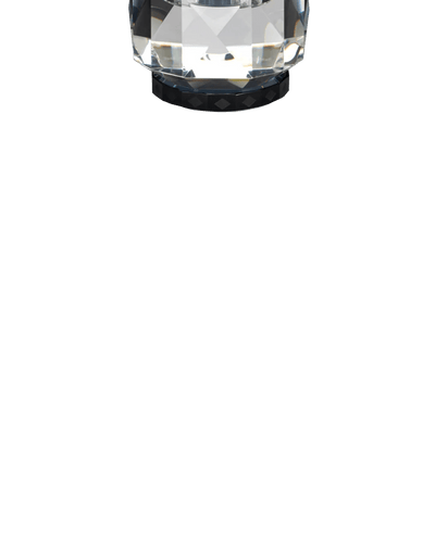Texas Tealight Holder Clear Black