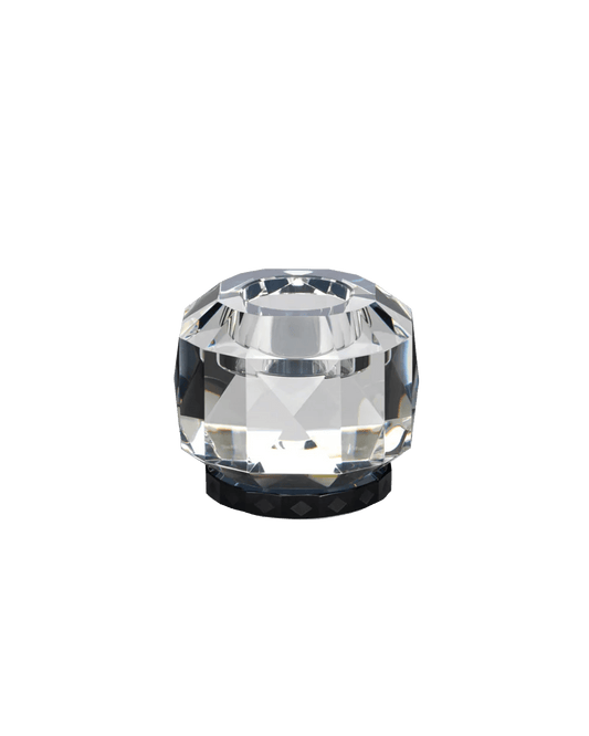 Texas Tealight Holder Clear Black - Maison SIA