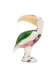 Toucan Big Green, Pink & Gold