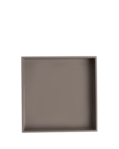 Tray in Brown grey 20x20