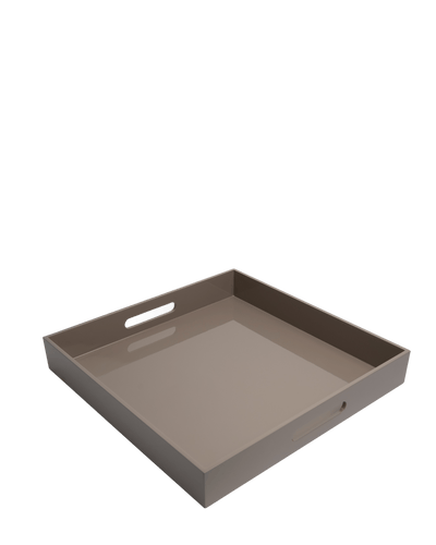 Tray in Brown grey 20x20