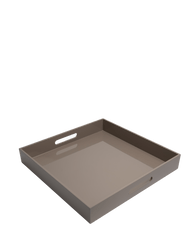 Tray in Brown grey 20x20