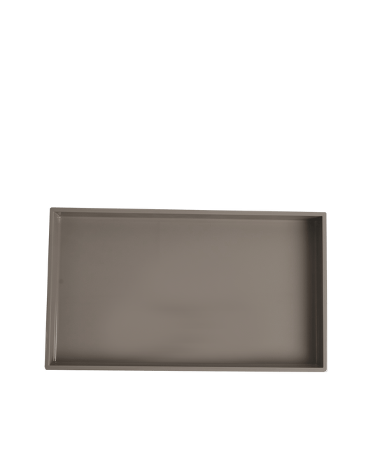 Tray in Brown grey 38x22 - Maison SIA