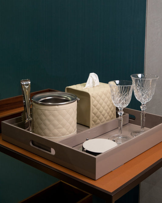 Tray in Brown grey - Maison SIA