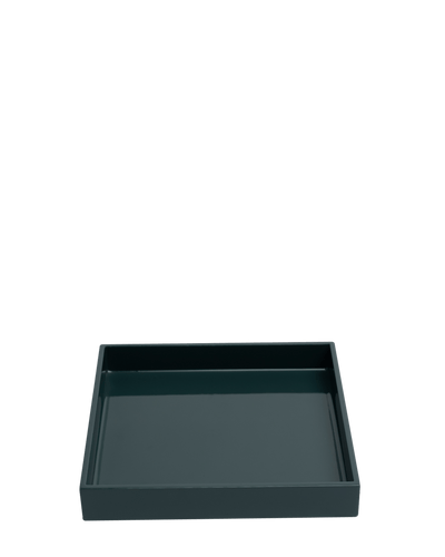 Tray in Dark green 20x20