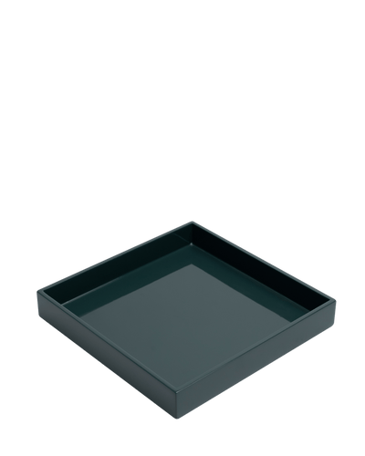 Tray in Dark green 20x20