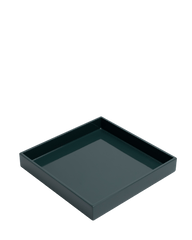 Tray in Dark green 20x20