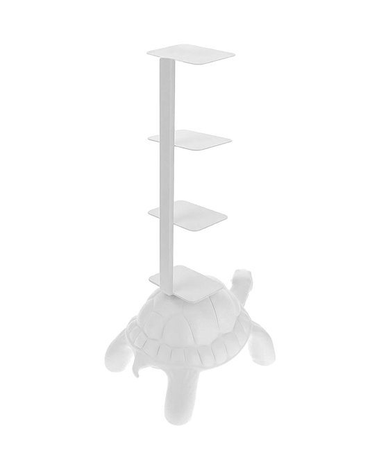 Turtle Carry Bookshelf In White - Maison SIA