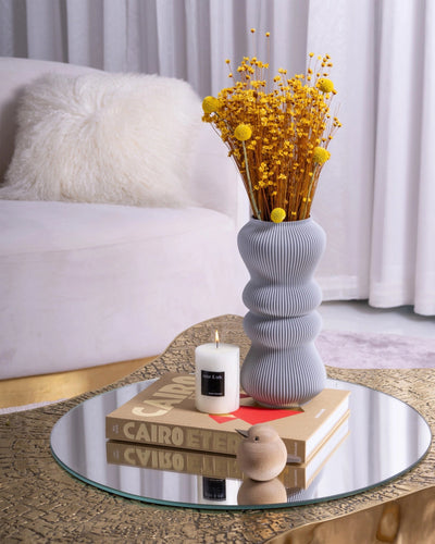 Zenith Zayl Vase in Stone grey